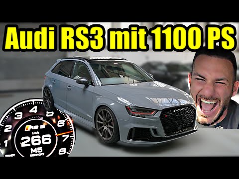 Audi RS3 with 1100 hp - wolf in sheep's clothing