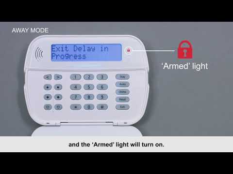 Activating the Away Mode on the PowerSeries Neo LCD Keypad