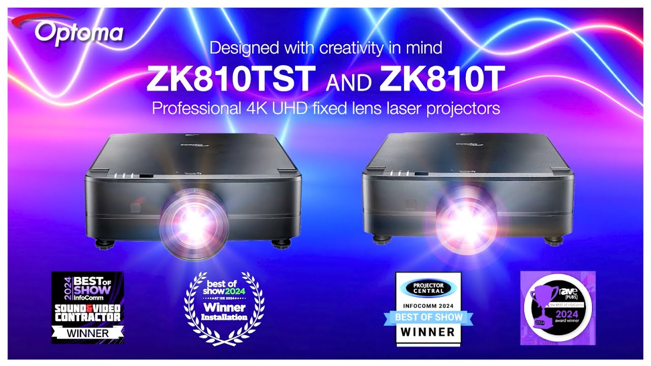 The ZK810 Series | Award Winning Professional 4K UHD Laser Projectors | Launch Video
