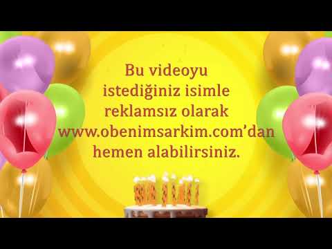 İyi ki doğdun ALÇİN- İsme Özel Doğum Günü Şarkısı