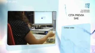 Andalucía.es :Cómo coger Cita previa en el SAE.  Emisión: 27-01-2013