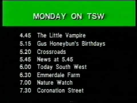TSW Startup and ITV Schools Standby - Monday 19 May 1986