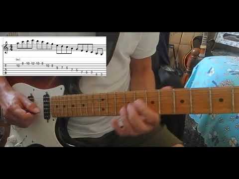 3+2 Notes per String A Minor Pentatonic Lick (with tabs) - DP's Guitar Encyclopedia