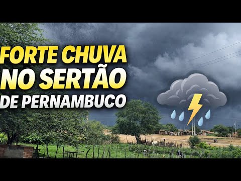 Forte Chuva no sertão - Criatorio Marques - Belém do São Francisco-PE 