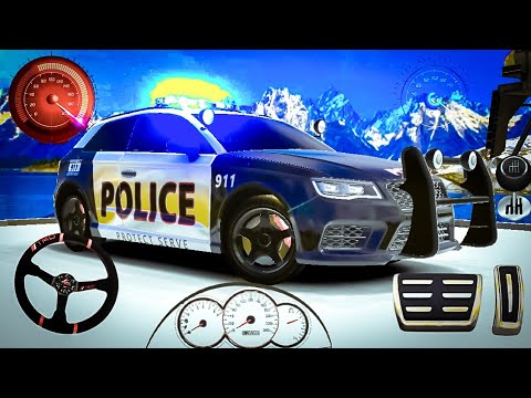 US Police Car Drift in The City Simulator - SUV Cop Patrol Chase Driving - Android Gameplay