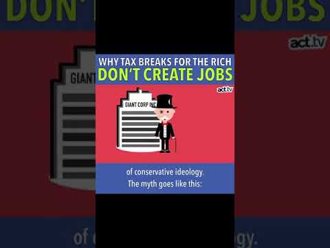 Let’s be very clear. Trickle-down economics is a fraud. Creating massive tax cuts for the wealthy