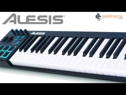 Alesis V61 61-Key USB Velocity Sensitive Keyboard MIDI Controller with Beat Pads 2020- Black image 13