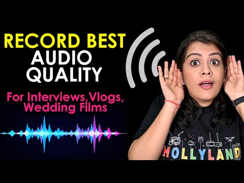 Record Best Quality Audio for Vlogging Wedding Interviews Films|Tips Practical Explanation Hindi