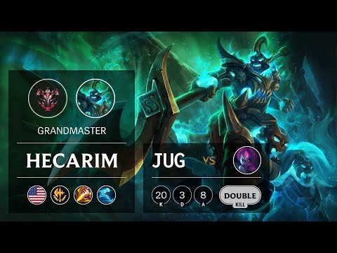 Hecarim Jungle vs Evelynn - NA Grandmaster Patch 9.7