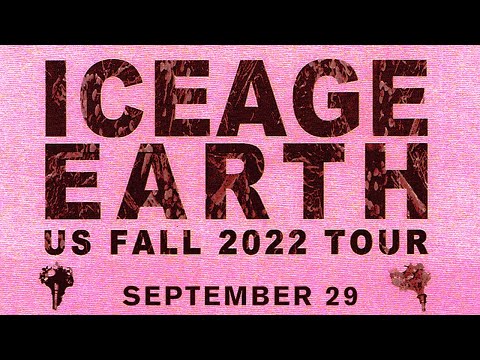 Iceage band performing live September 29 2022 at Fine Line Minneapolis MN, co-headlining with Earth
