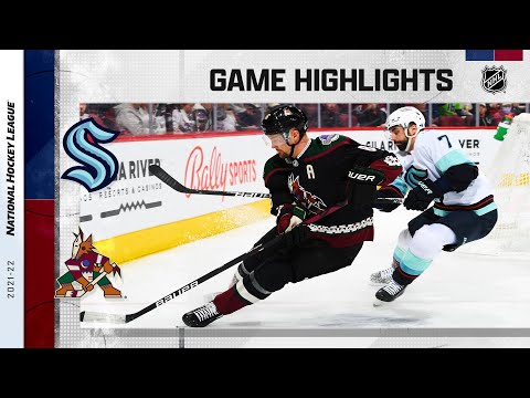 Kraken @ Coyotes 3/22 | NHL Highlights 2022