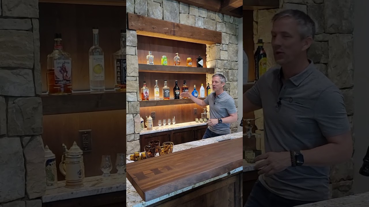 Let this basement bar inspire your next remodel!