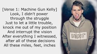 Machine Gun Kelly, X Ambassadors &amp; Bebe Rexha - Home (LYRICS)