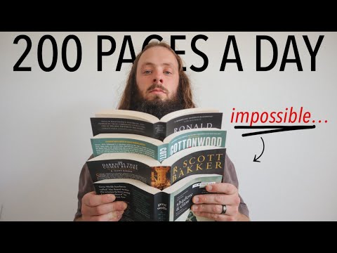 I Attempted Reading 200 Pages A Day...For A Week