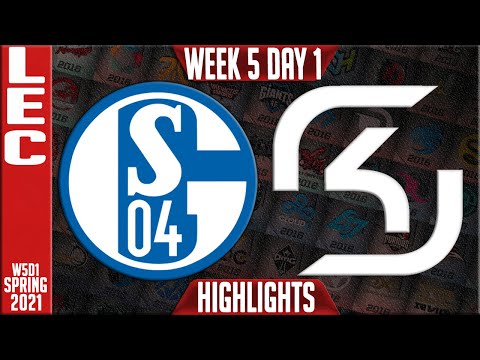 S04 vs SK Highlights | LEC Spring 2021 W5D1 | Schalke 04 vs SK Gaming