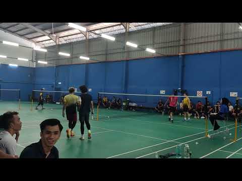 Badminton SF Men's Double Novice Tour - Tink Su Lonk / Liew Chuan Yau Vs Hariz / Lilik