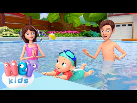 Lerne schwimmen wie ein kleiner Fisch! 🏊‍♂️ | Bildungslied für Kinder | HeyKids Kinderlieder TV