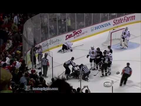 Duncan Keith vs James Wisniewski Mar 17, 2010