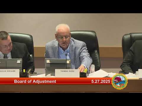 5.27.2025 Board of Adjustment
