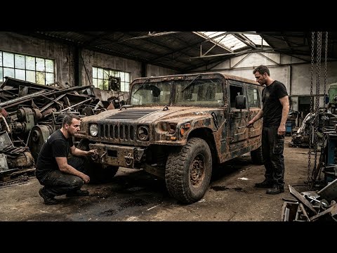 ASMR Car Restoration! Full Restoration of a Hummer H1 Alpha 2006 from Total Disrepair to Looking New