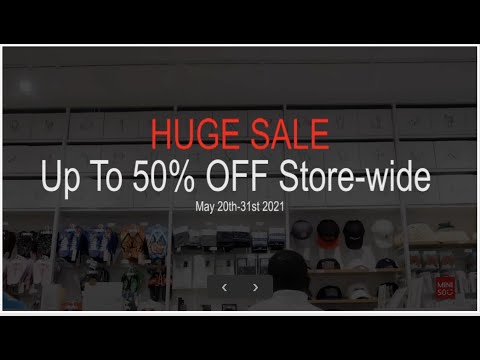 Sale Announcement Up to 50% OFF