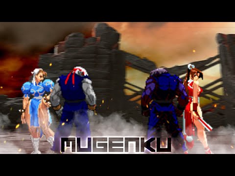 Omega God Ryu vs Omega God Ken. Street Fighter MUGEN Multiverse