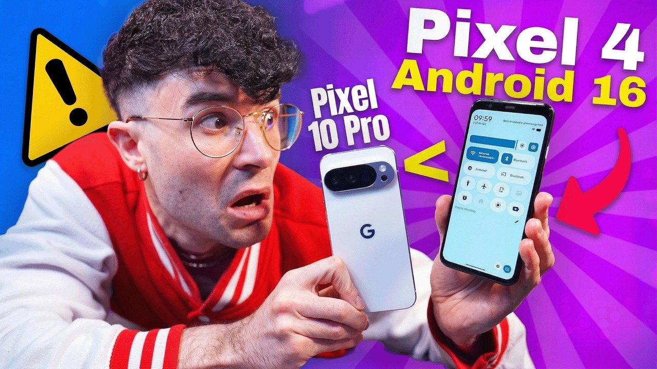 HO RIPROVATO IL PIXEL 4 DI 7 ANNI FA CON ANDROID 16! È MEGLIO del PIXEL 10 PRO?! 😨 *vergognoso* 😤