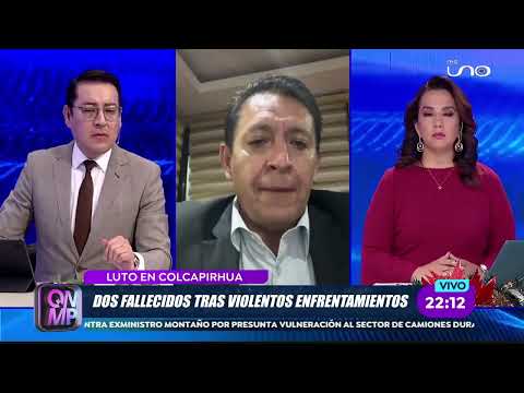 #QNMP | CRISIS EN COLCAPIRHUA: INTERVENCIÓN POLICIAL DEJA DOS FALLECIDOS