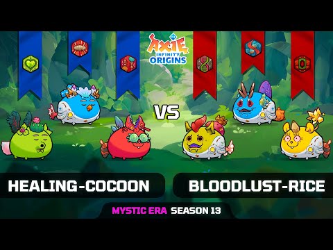 HEALING-COCOON vs BLOODLUST-RICE | SEASON 13 | AXIE INFINITY ORIGINS