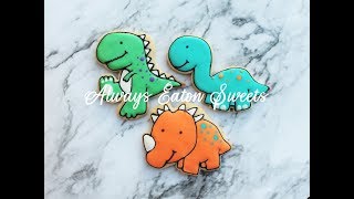 The Cutest Little Dino Cookies