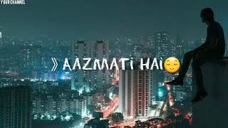 Deewane hum nahi hote | Deewani raat aati hai | Sad Song | Lyrics WhatsApp status video