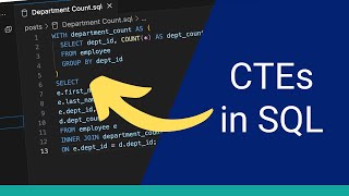 Download the video "SQL CTEs (Common Table Expressions) - Why and How to Use Them"