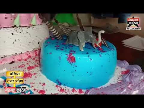 Mayawati के 64 वे जन्मदिन पर बना 64 किलो का भव्य केक