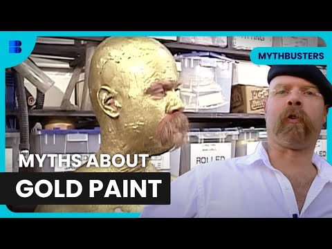Is Gold Paint Lethal? - Mythbusters - Science Documentary