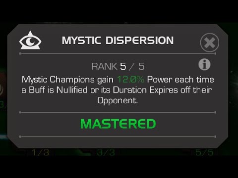 MCOC Mystic Dispersion mastery is an insane utility 💥 💯