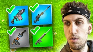 Fortnite, but I can’t reuse the same weapon twice…