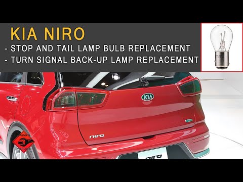 Kia Niro (DE) 2017-2022 | Stop and Tail Lamp Bulb Replacement | Light bulbs