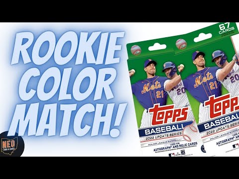 2022 Topps Update Hanger 2 box opening, we got a RC Color Match!