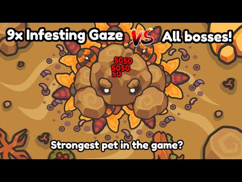 DESTROYING Bosses With 9x Infesting Gazes | Taming.io