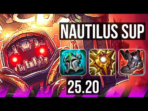 NAUTILUS & Jinx vs THRESH & Yunara (SUP) | 21k DMG, 7/4/31 | EUW Master | 25.20