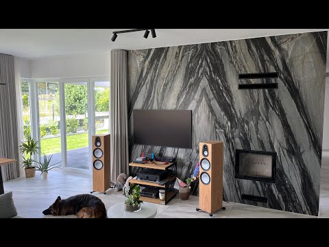 ŚCIANA Z KAMIENIA | Kwarcyt Sandalus | Dom w Calandivach | PS GRANIT Gdynia