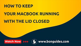 How to Keep Your MacBook Running with the Lid Closed | Keep Your Mac On Even With the Lid Closed