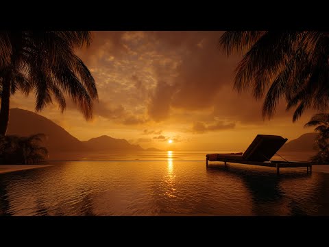 Golden Hour Chillout Lounge Soundscape | Sunset Ambient Music for Relaxation, Study and Calm Nights