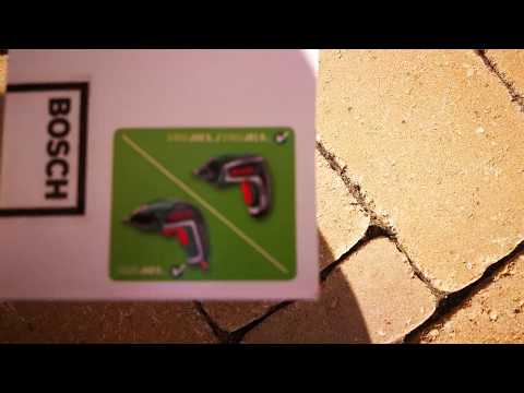 Unpacking / unboxing drilling adapter Bosch IXO V 1600A00B9P