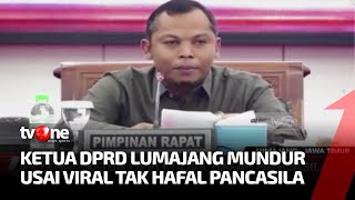 DUH! Ketua DPRD Lumajang Menyatakan Mundur usai Video Dirinya Tidak Hafal Pancasila Viral | tvOne