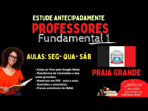 Concurso Professor de Praia Grande 2023!
