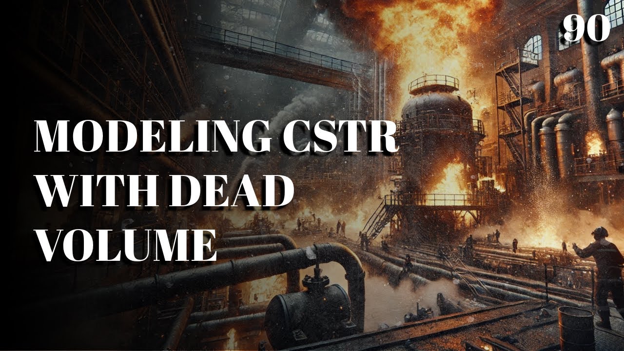 90. Modeling CSTR with Dead Volume | Chemical Reaction Engineering | University | The Engineer Owl
