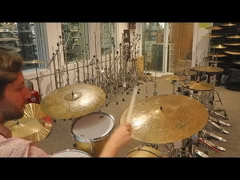 Quick Demo of Istanbul Agop Ride Setup: Turk Jazz 20 & Signature 22