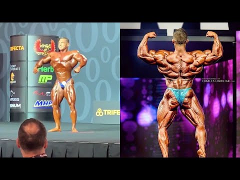 Derek Lunsford Pre judging of 212 Mr Olympia 2019