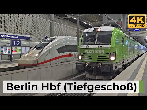 Berlin Hbf (Tiefgeschoß) 30.05.2025 - ICE, EC, FLX & Regionalzüge unter der Hauptstadt